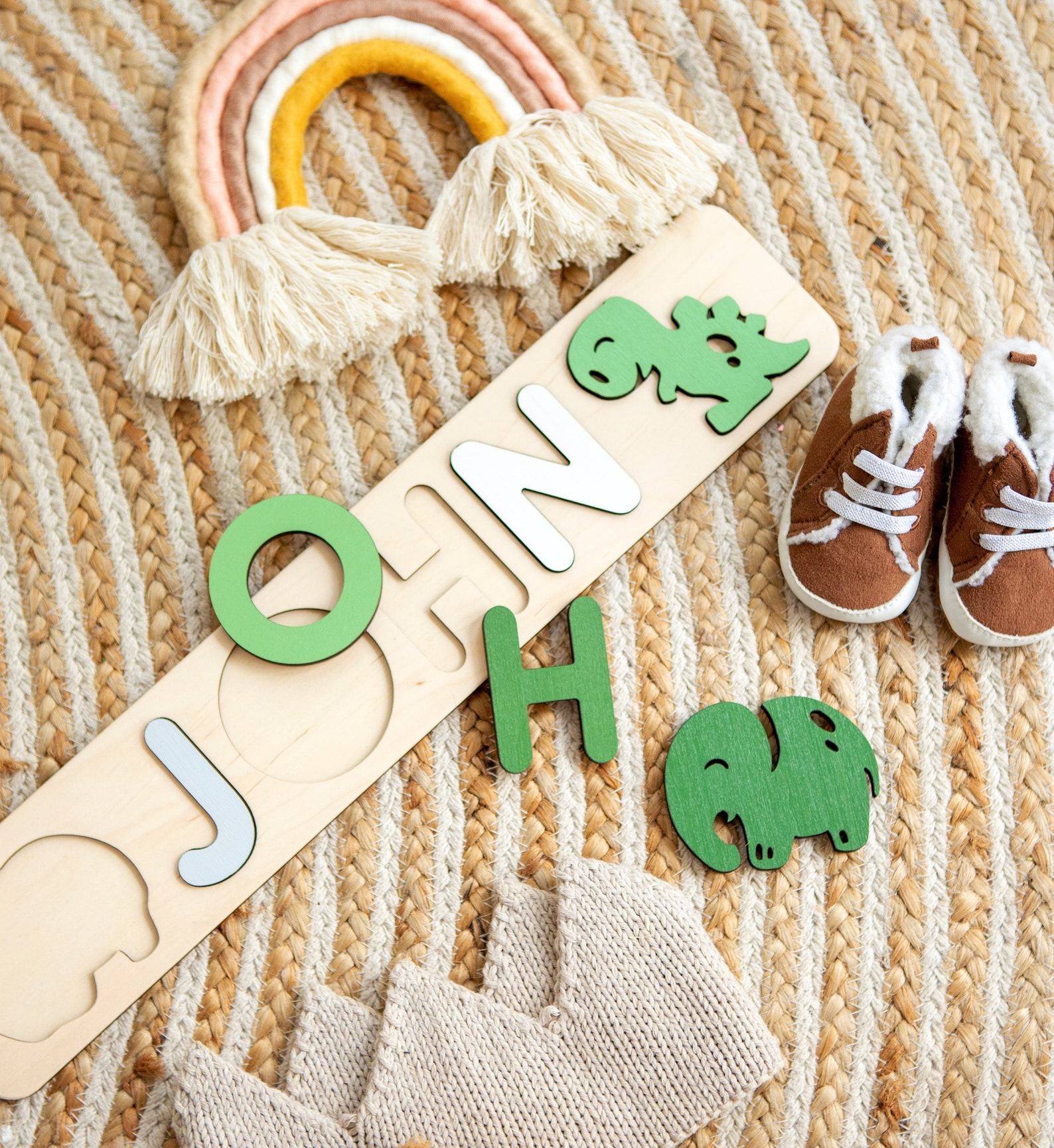 Personalized Name Puzzle A Cherished Keepsake for Your Little One’s Milestones - Image 2