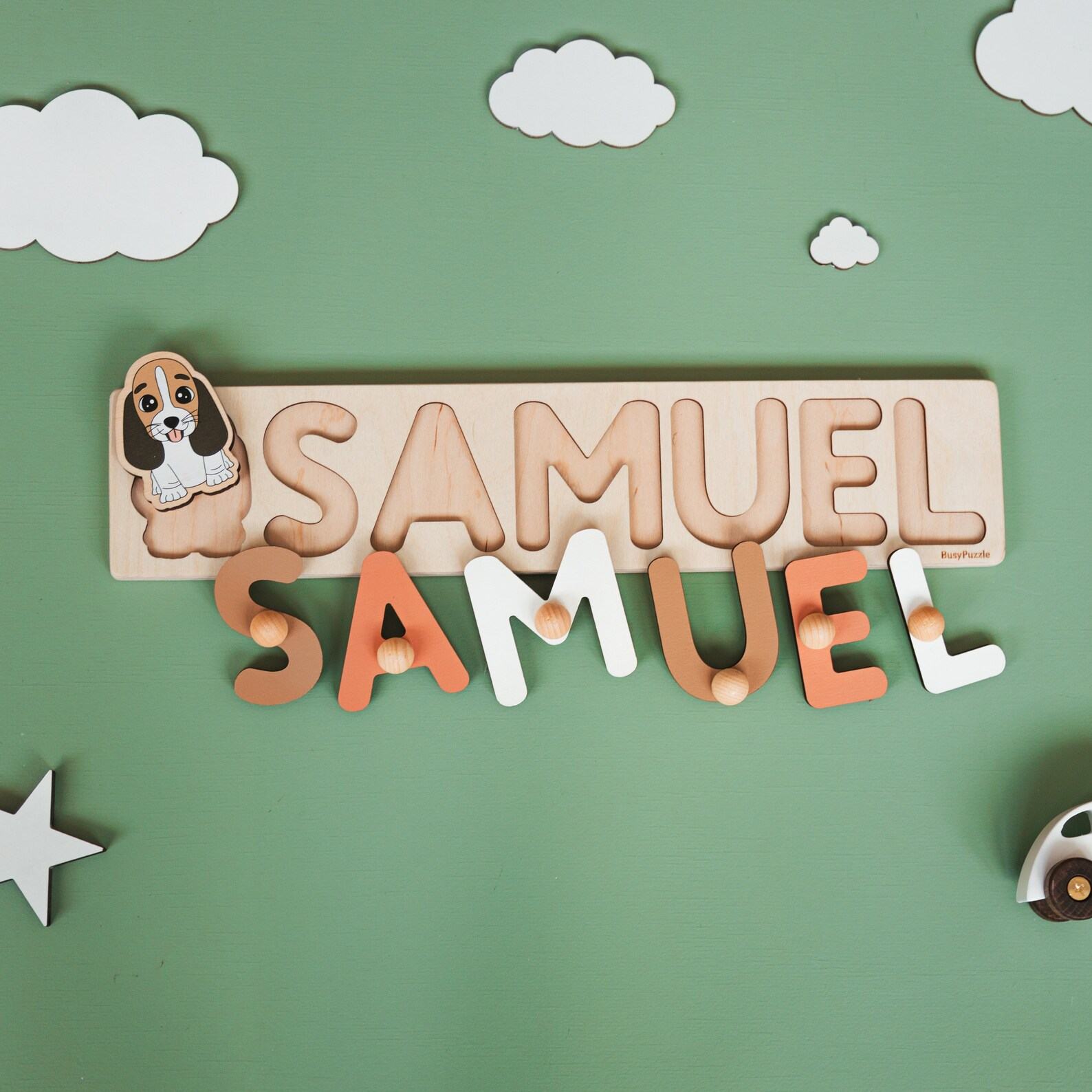 Personalized Name Puzzle A Fun and Educational Item for Toddlers