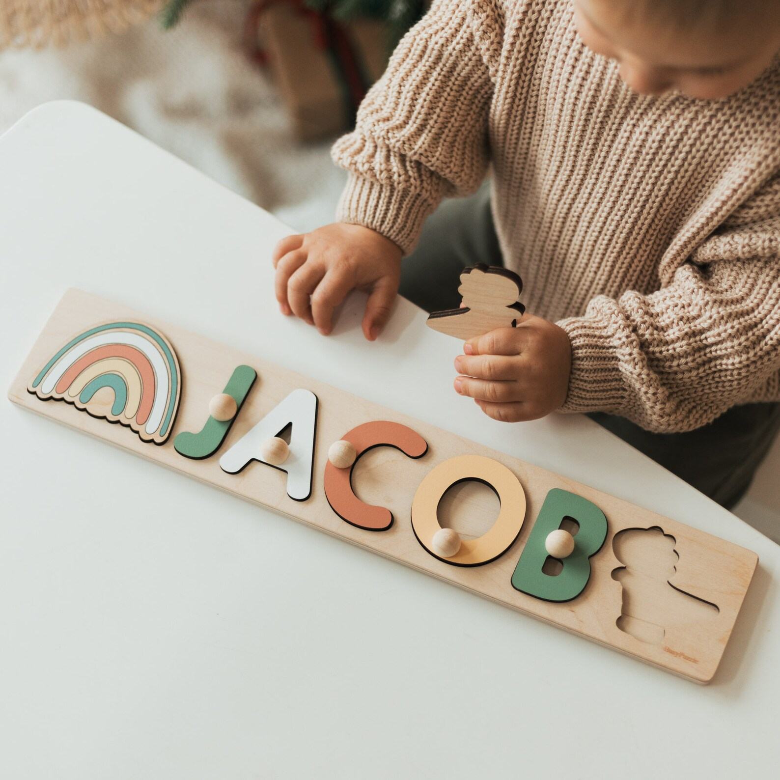 Personalized Name Puzzle A Fun and Educational Item for Toddlers