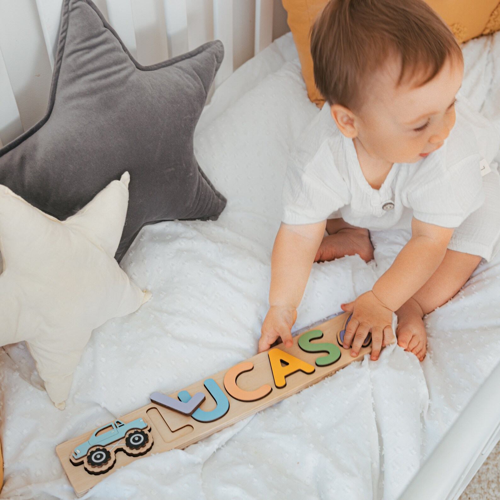 Personalized Name Puzzle A Fun and Educational Item for Toddlers