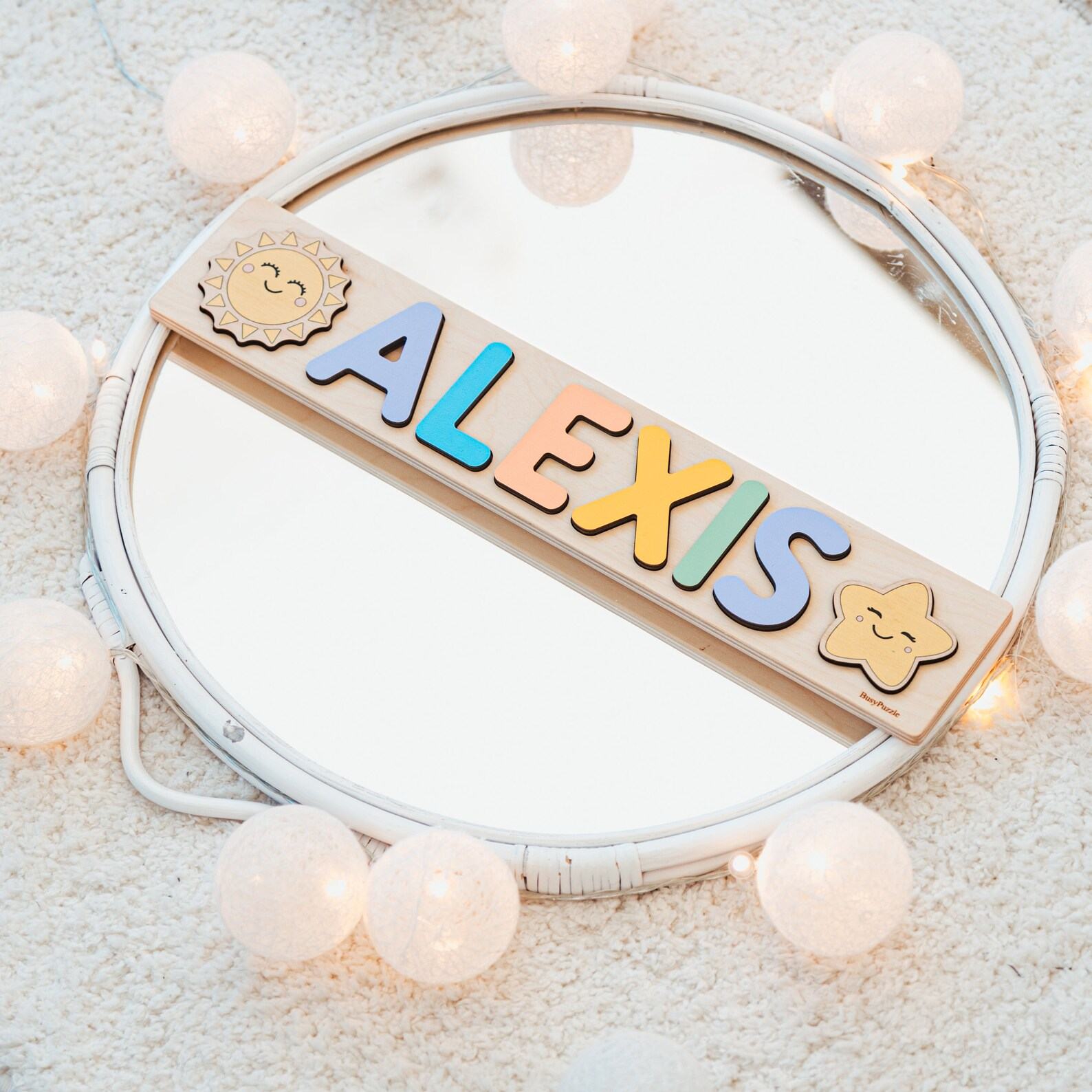 Personalized Name Puzzle A Fun and Educational Item for Toddlers