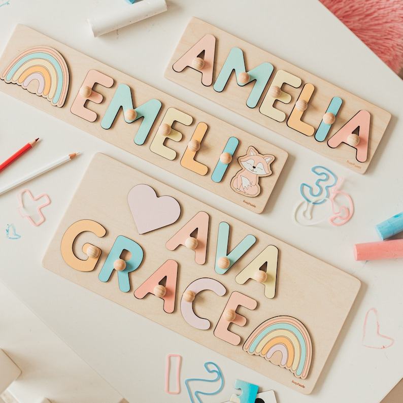 Personalized Name Puzzle A Fun and Educational Item for Toddlers