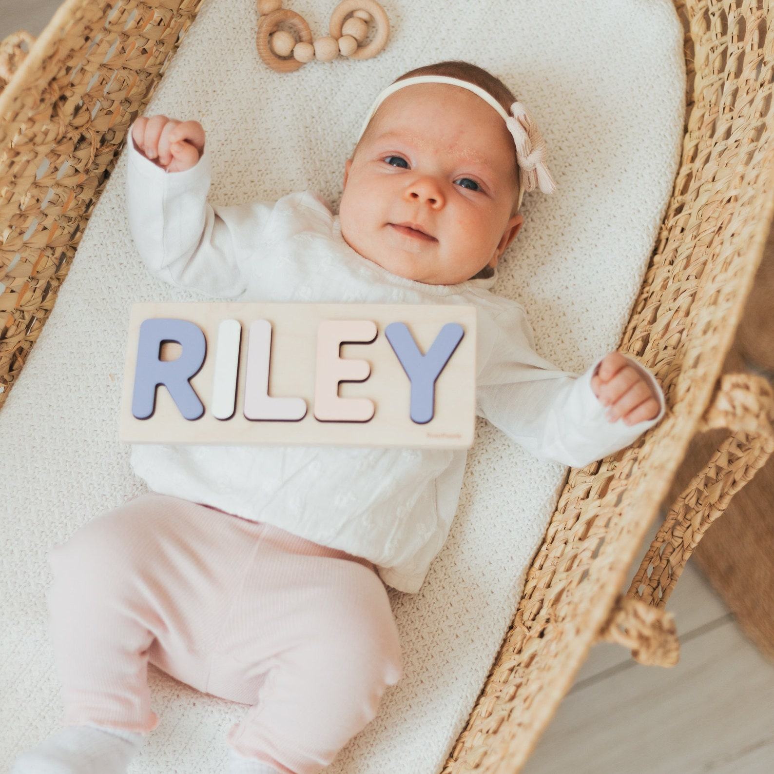 Personalized Name Puzzle A Unique Baby Shower Item for Toddlers and Preschoolers