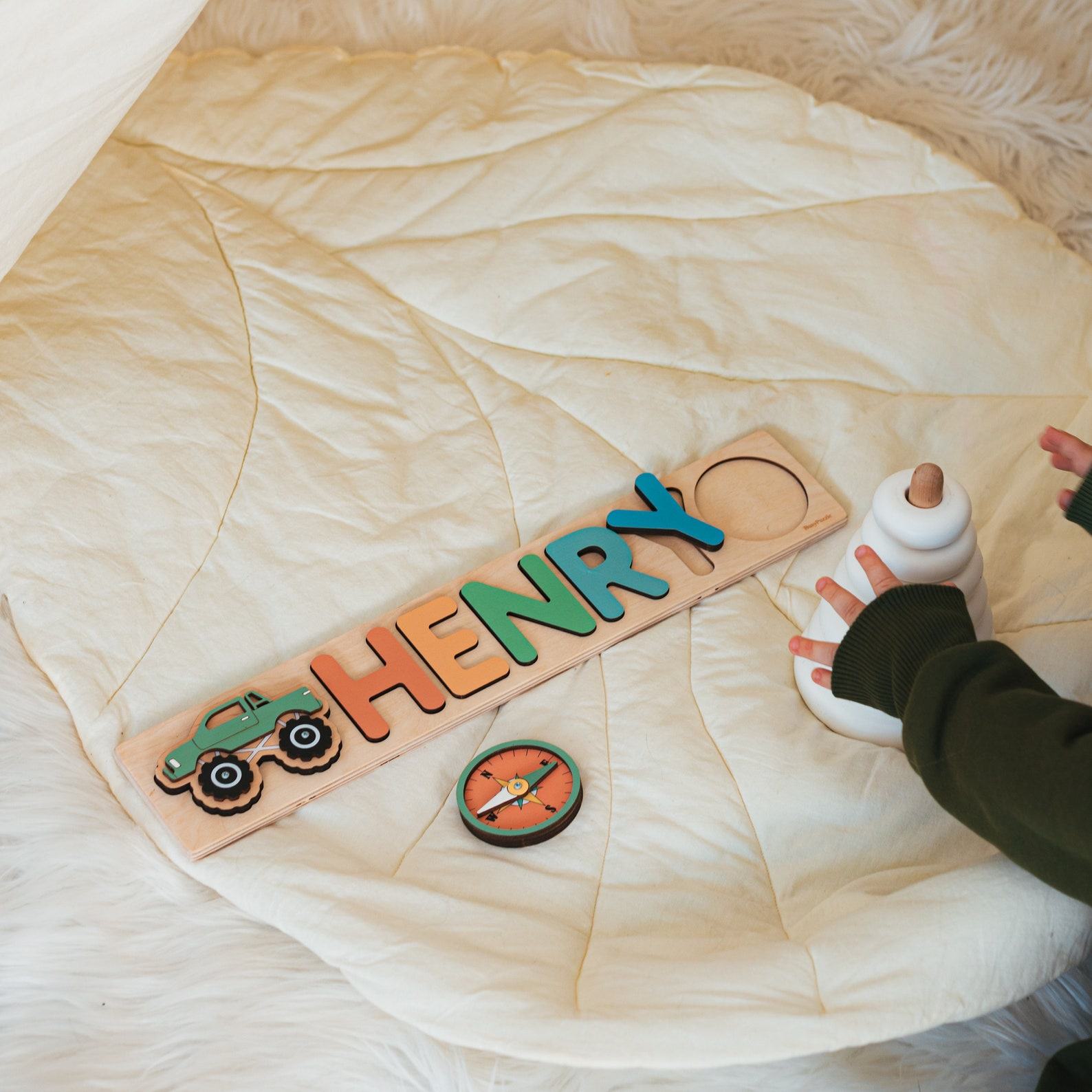 Personalized Name Puzzle A Unique Baby Shower Item for Toddlers and Preschoolers