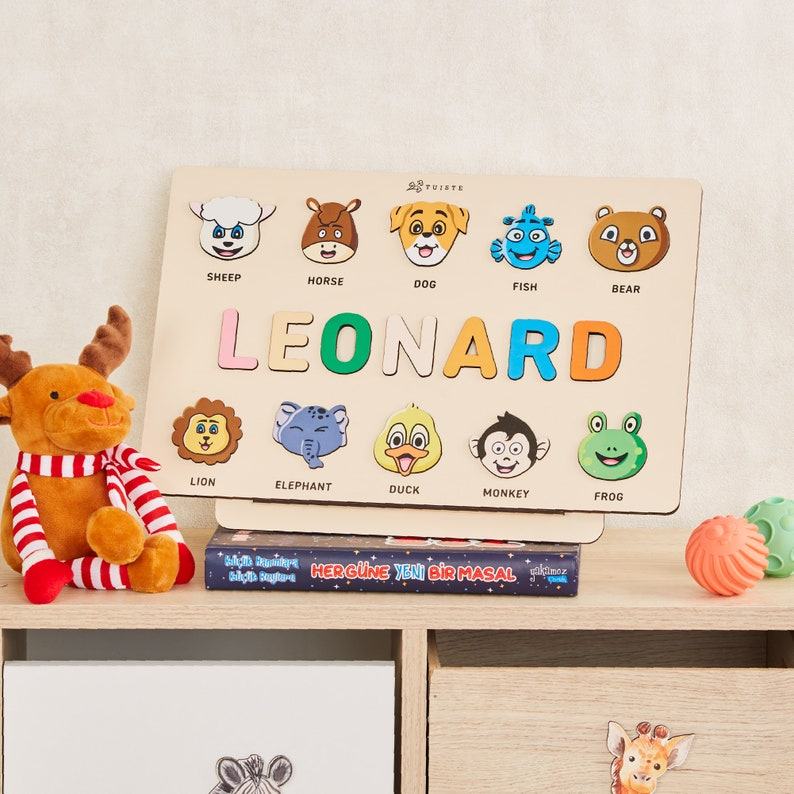 Personalized Name Puzzle Unique Baby Item for Toddlers, Showers, and Birthdays
