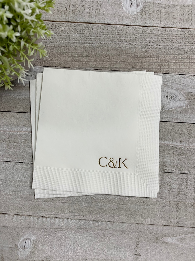 Personalized Napkins Elevate Your Celebrations with Custom Monograms and Designs