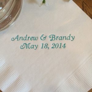 Personalized Napkins Elevate Your Events with Custom Monograms and Designs