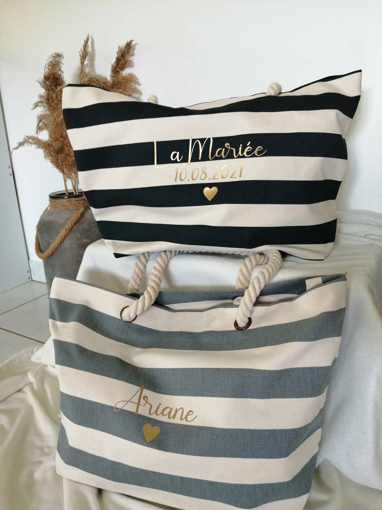 Personalized Nautical Canvas Tote Design Your Own Adventure - Image 5