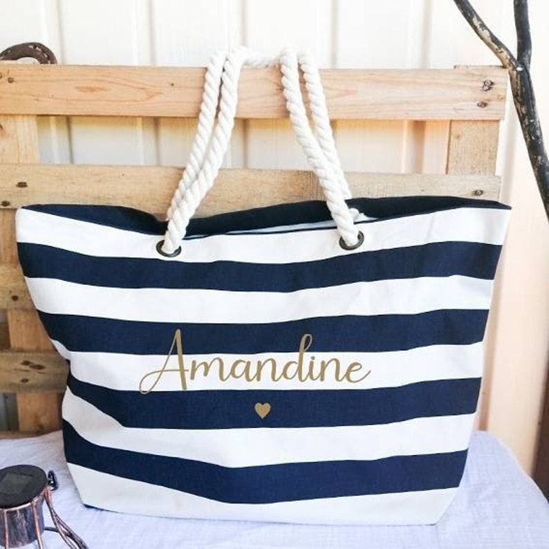 Personalized Nautical Canvas Tote Design Your Own Adventure