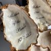 Personalized Oyster Shell Ring Dish A Timeless Treasure for the Mother of the Bride