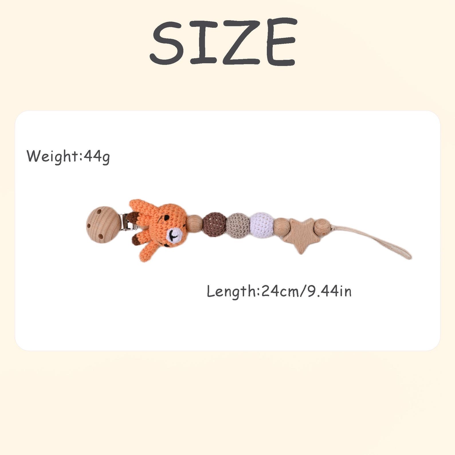 Personalized Pacifier Clip – Custom Name Silicone Soother Holder | Baby Shower Present