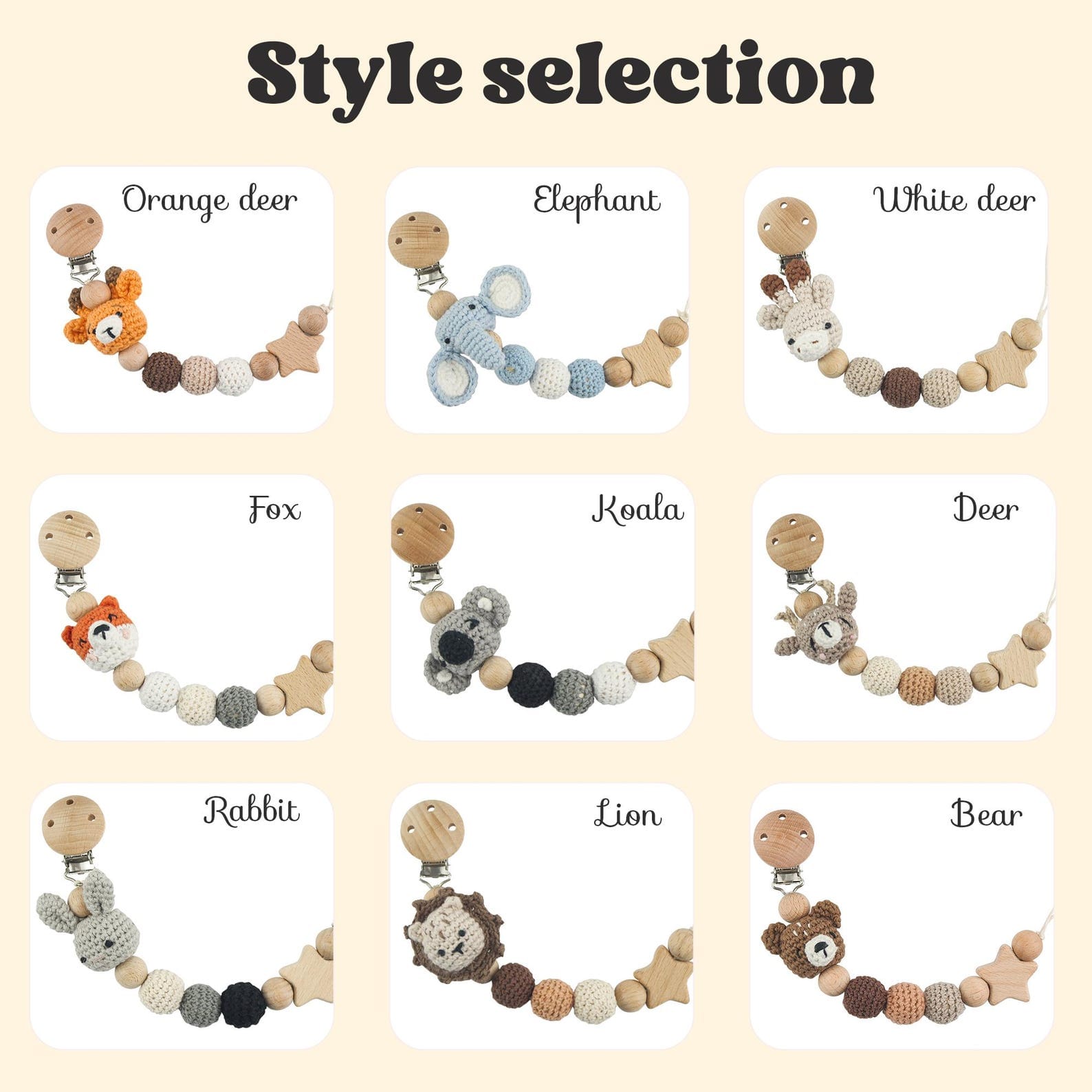 Personalized Pacifier Clip – Custom Name Silicone Soother Holder | Baby Shower Present