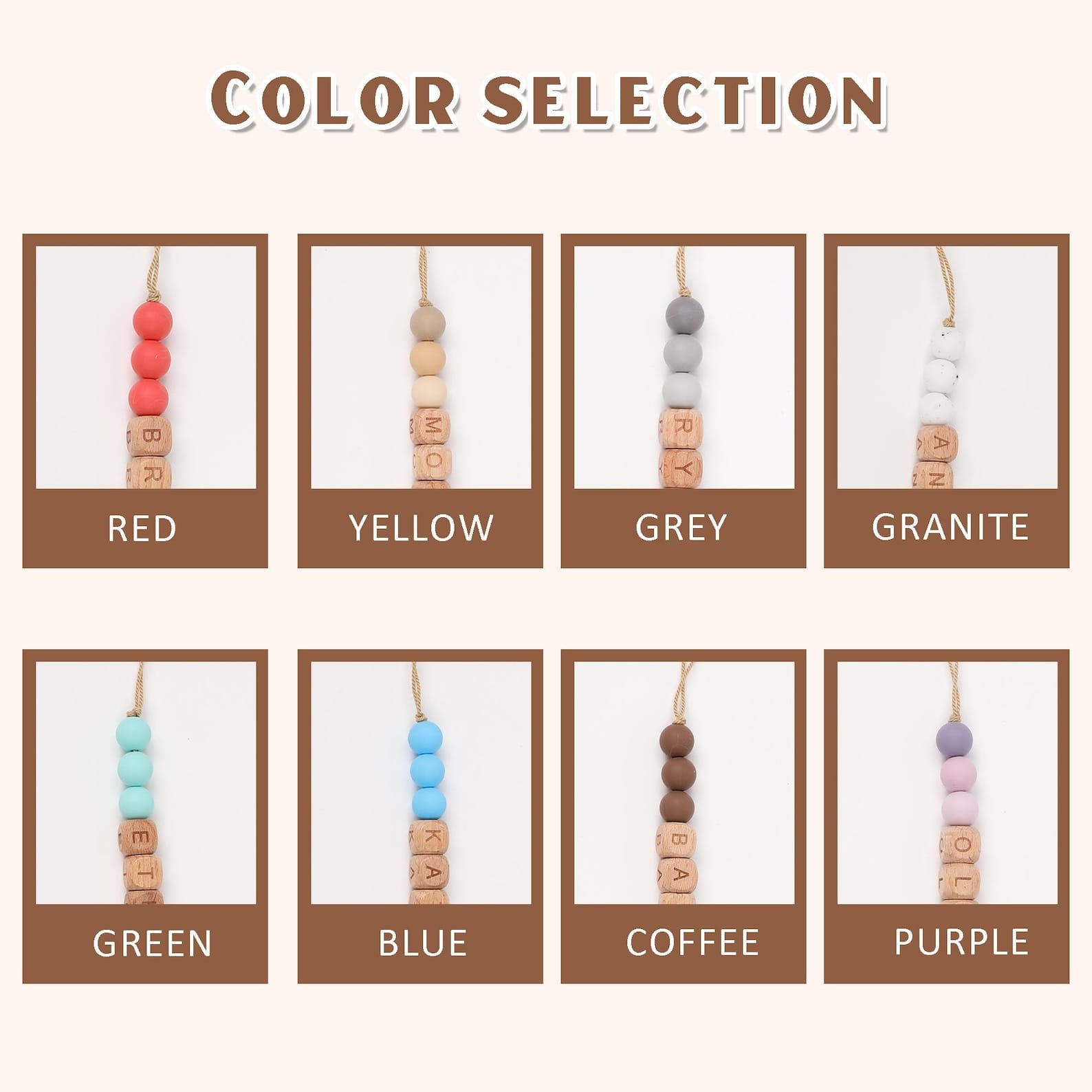 Personalized Pacifier Clip – Custom Name Soother Holder | Baby Shower/Birthday Present