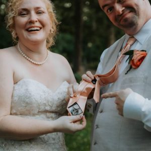 Personalized Peel-and-Stick Photo Tie Patch Capture Memories with Style