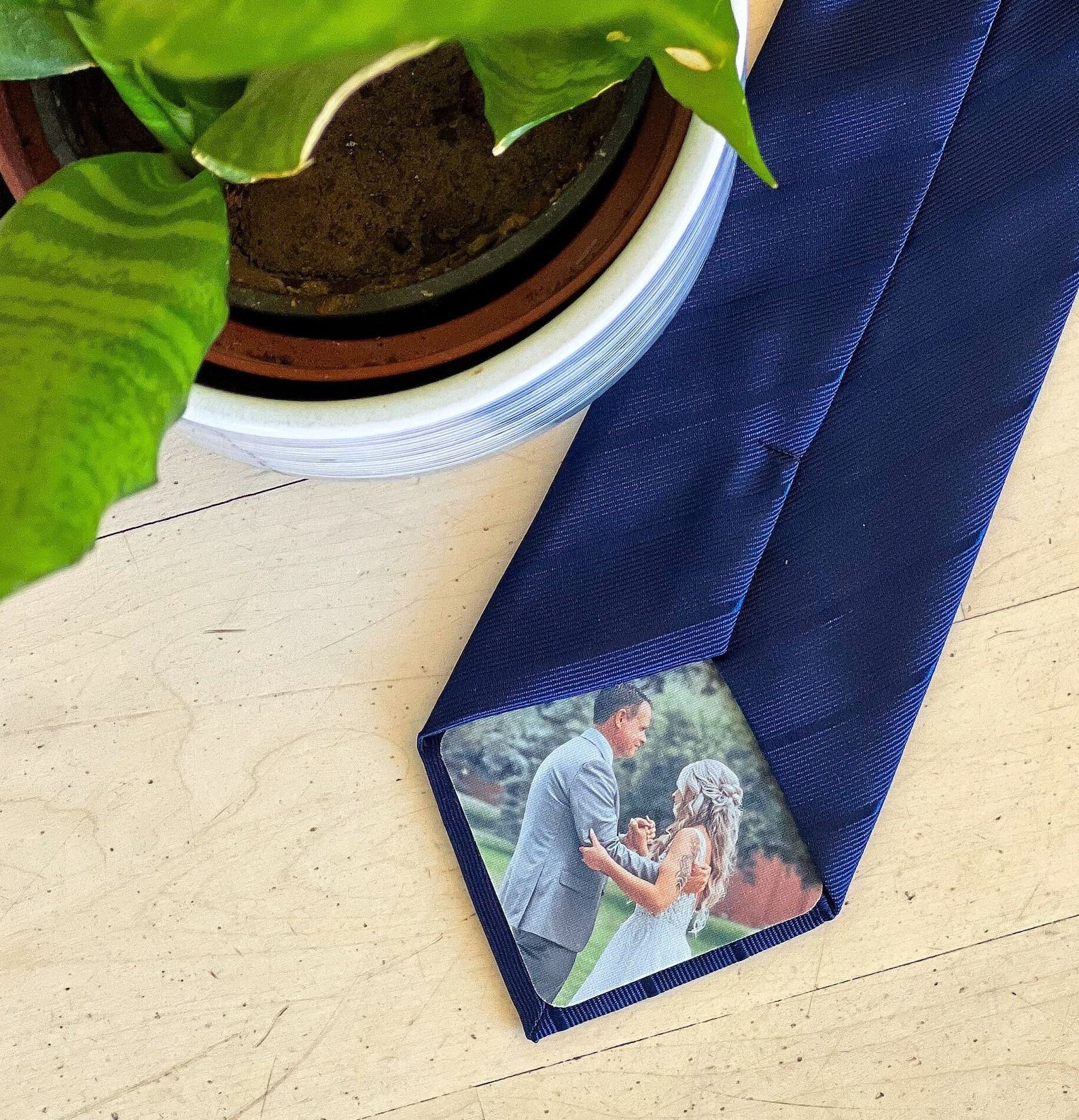 Personalized Peel-and-Stick Photo Tie Patch Capture Memories with Style - Image 3