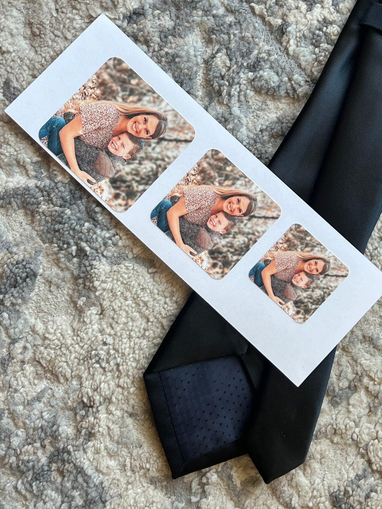 Personalized Peel-and-Stick Photo Tie Patch Capture Memories with Style - Image 4