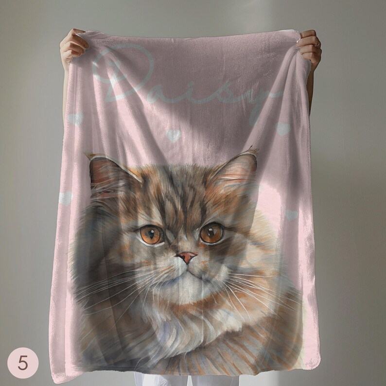 Personalized Pet Blanket Snuggle Up with Your Furry Friend’s Unique Charm