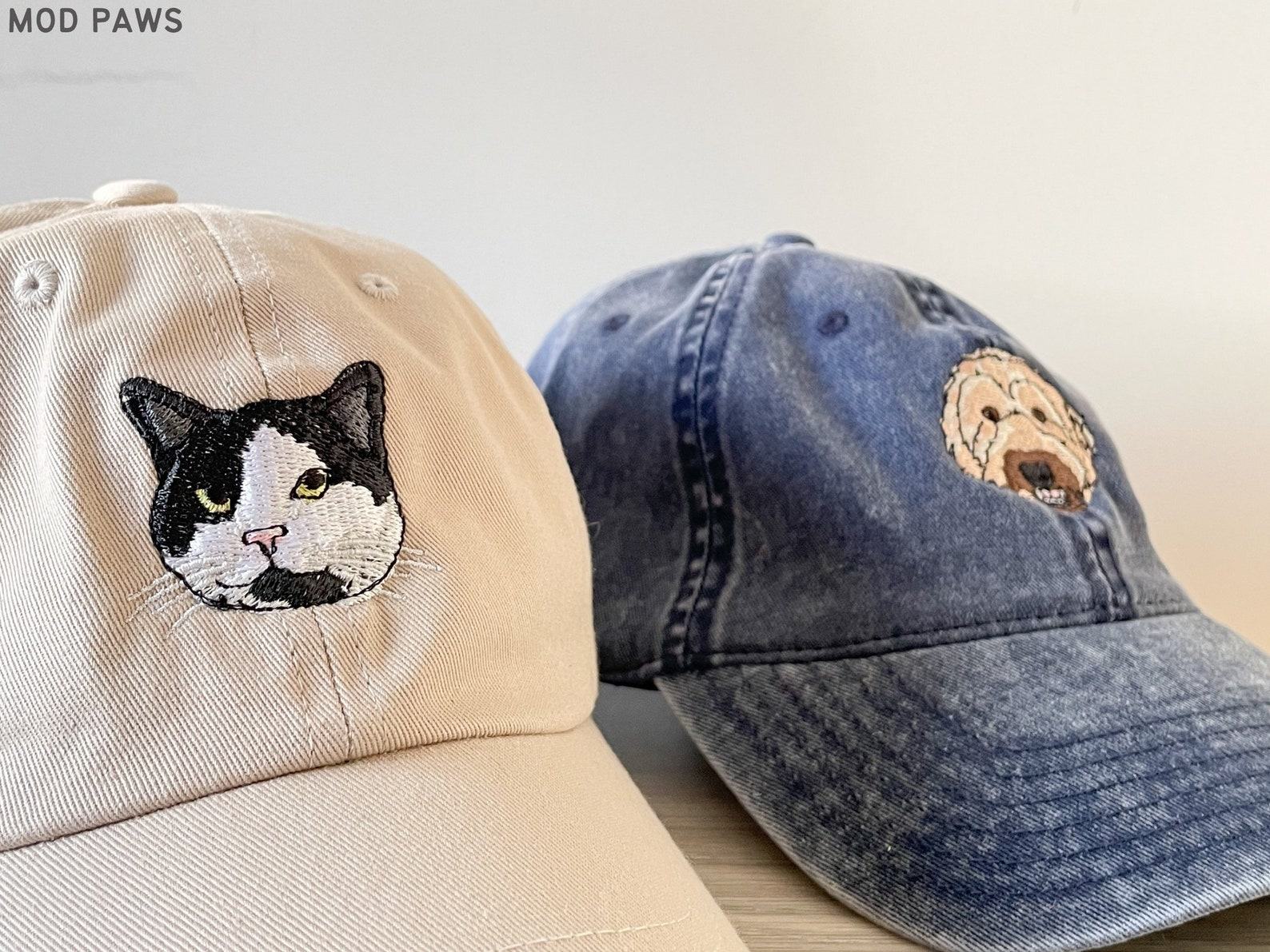 Personalized Pet Hat Embroidered with Your Furry Friend’s Photo - Image 2