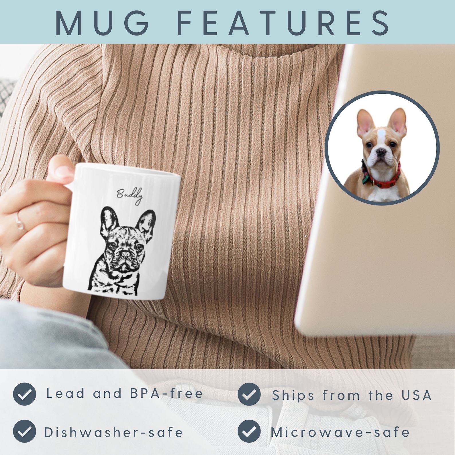 Personalized Pet Mug Sip with Your Furry Friend’s Charm