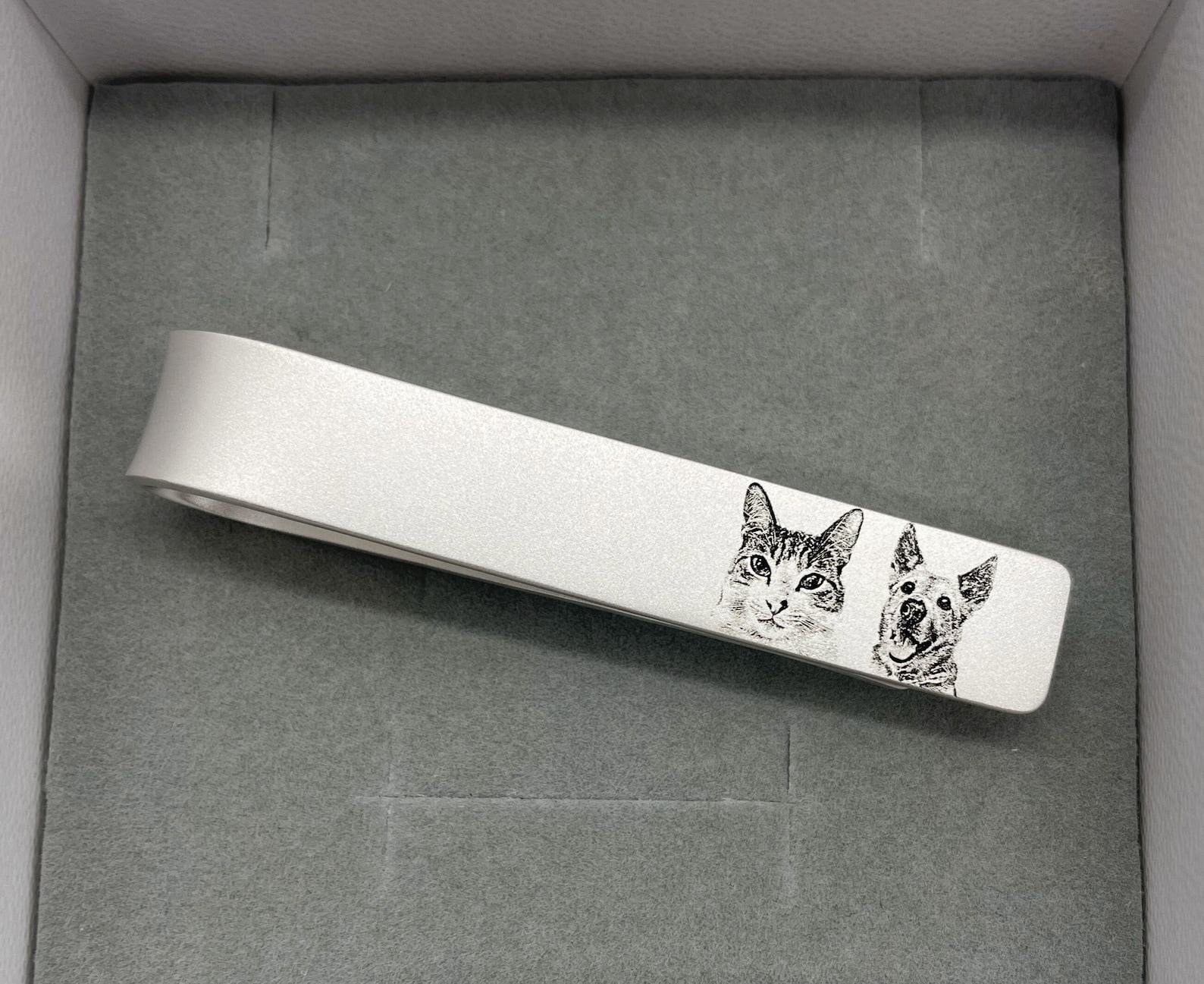 Personalized Pet Photo Tie Clip A Cherished Father’s Day Keepsake - Image 3