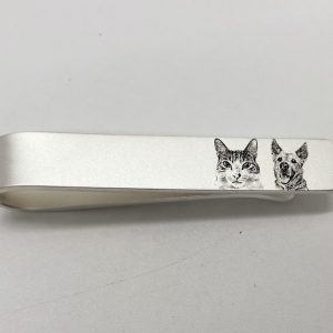 Personalized Pet Photo Tie Clip A Cherished Father’s Day Keepsake