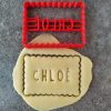 Personalized Petite Butter Cookie Cutter French-Crafted Culinary Artistry
