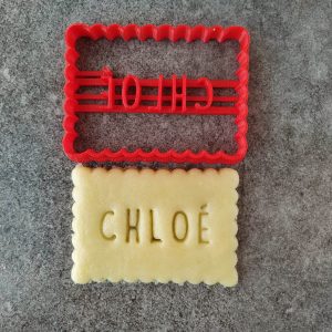 Personalized Petite Butter Cookie Cutter French-Crafted Culinary Artistry