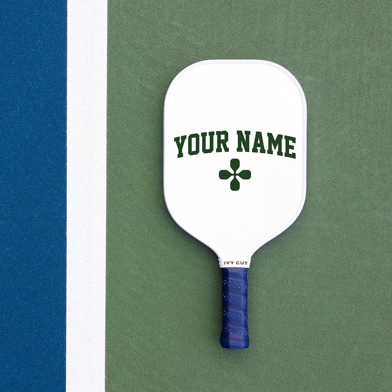 Personalized Pickleball Paddle Elevate Your Game with a Custom Deep Blue Masterpiece