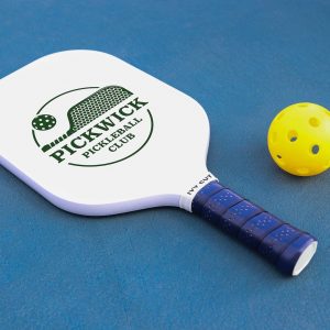 Personalized Pickleball Paddle Elevate Your Game with a Custom Deep Blue Masterpiece