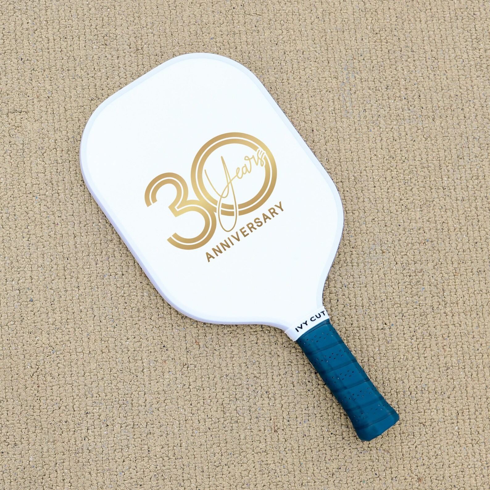 Personalized Pickleball Paddle Turquoise Blue Premium Item for Pickleball Enthusiasts