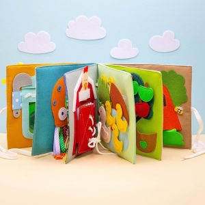 Personalized Quiet Book Toddler’s Sensory Felt Activity Toy for Customized Learning Adventures