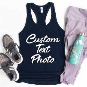 Personalized Racerback Tank Tops Design Your Own Custom Logo Tank Top