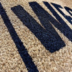 Personalized Retro Doormat Step Back in Time with a Nostalgic Welcome