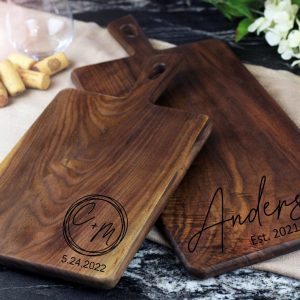 Personalized Rustic Charcuterie Board A Unique Wedding or Anniversary Item