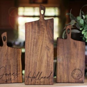 Personalized Rustic Charcuterie Board The Interesting  Wedding Item and Farmhouse Decor