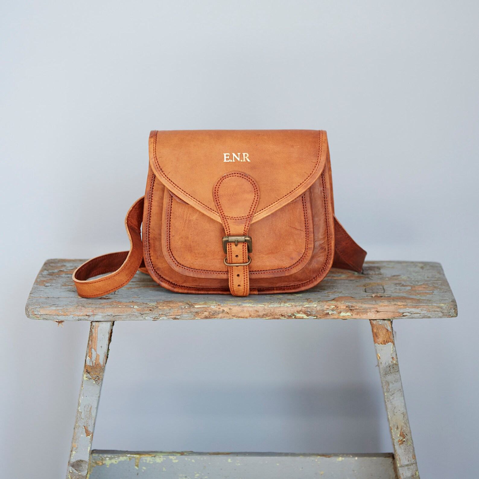 Personalized Saddlebag Elevate Your Style with a Monogrammed Leather Masterpiece