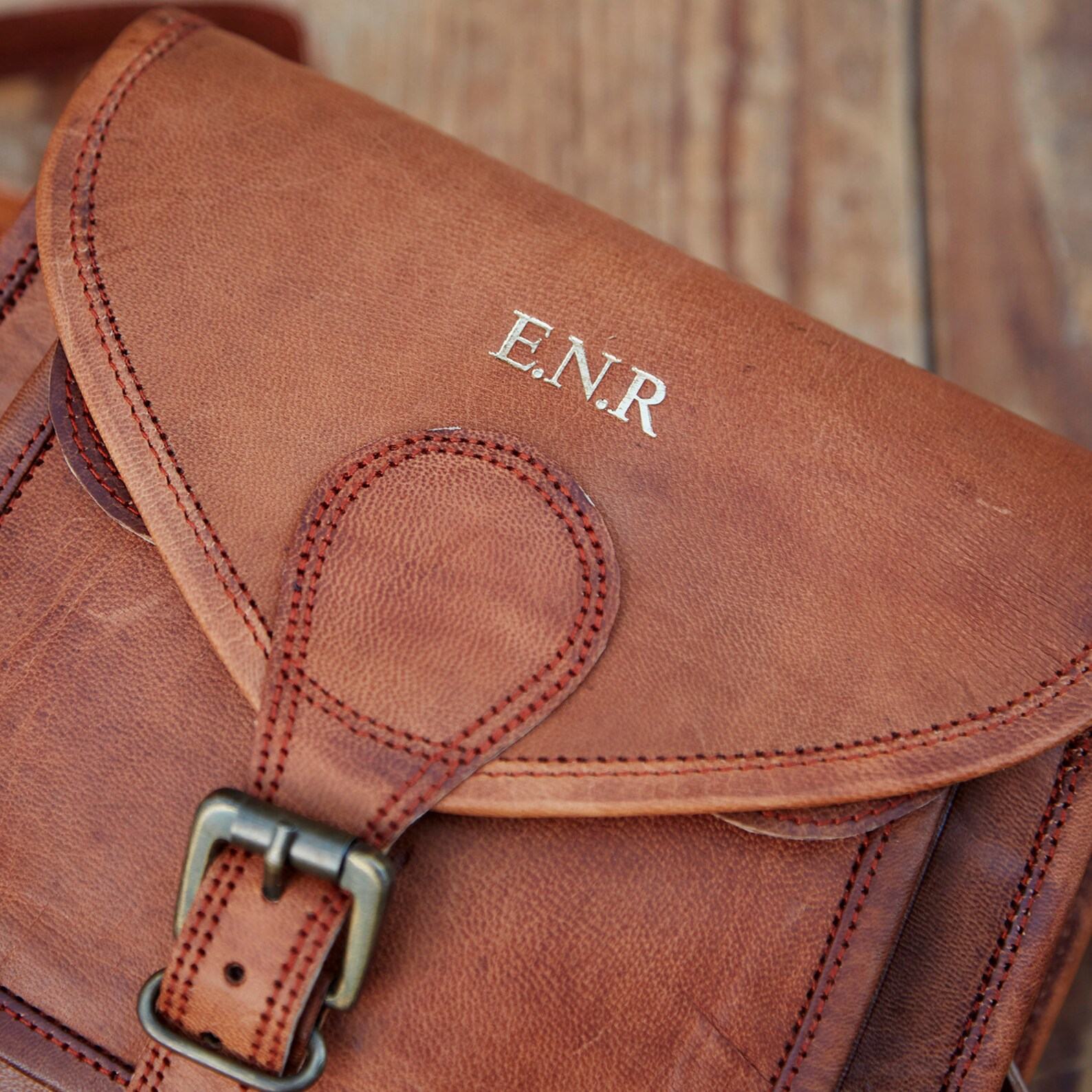 Personalized Saddlebag Elevate Your Style with a Monogrammed Leather Masterpiece