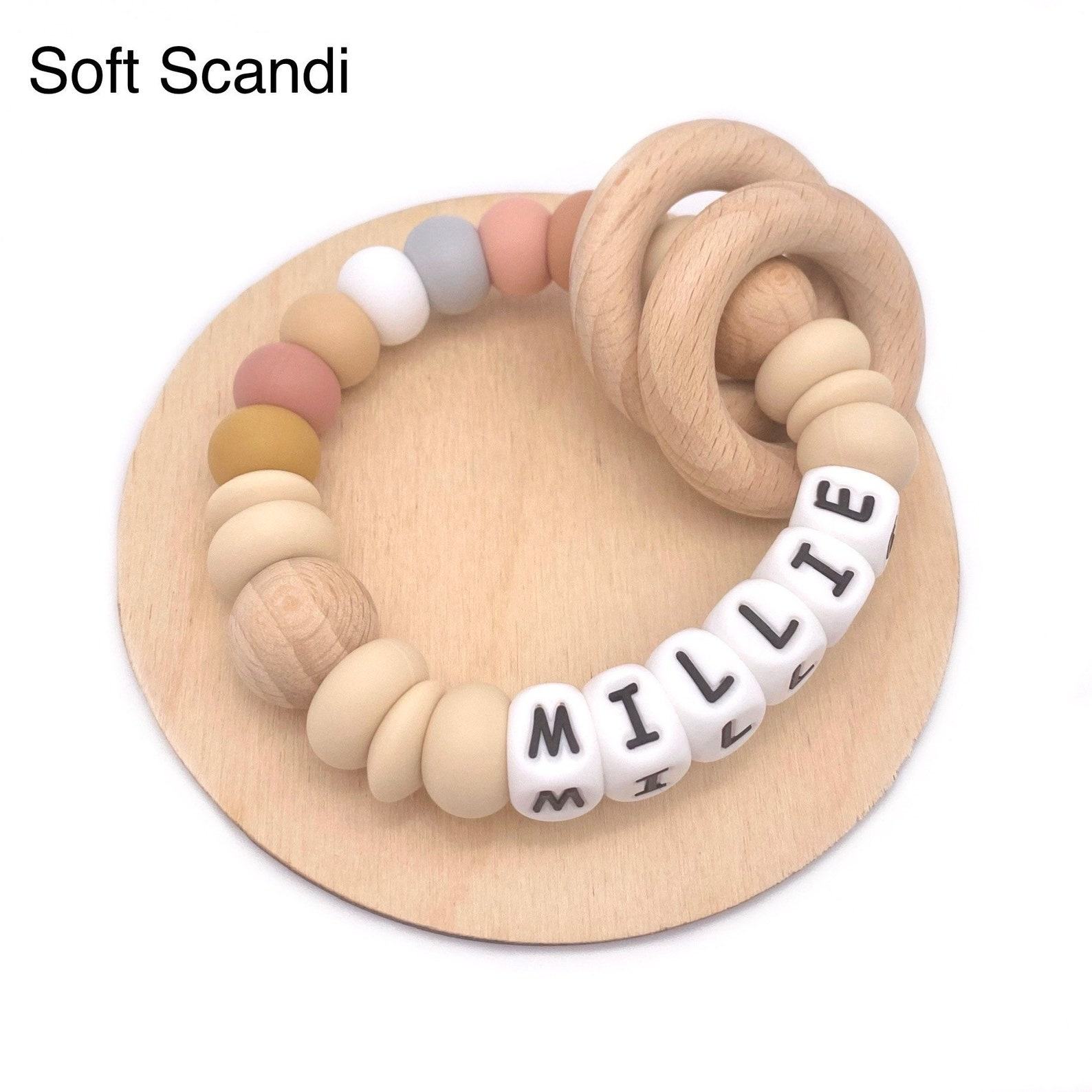 Personalized Sensory Rainbow Baby Toy A Unique Item for Little Explorers