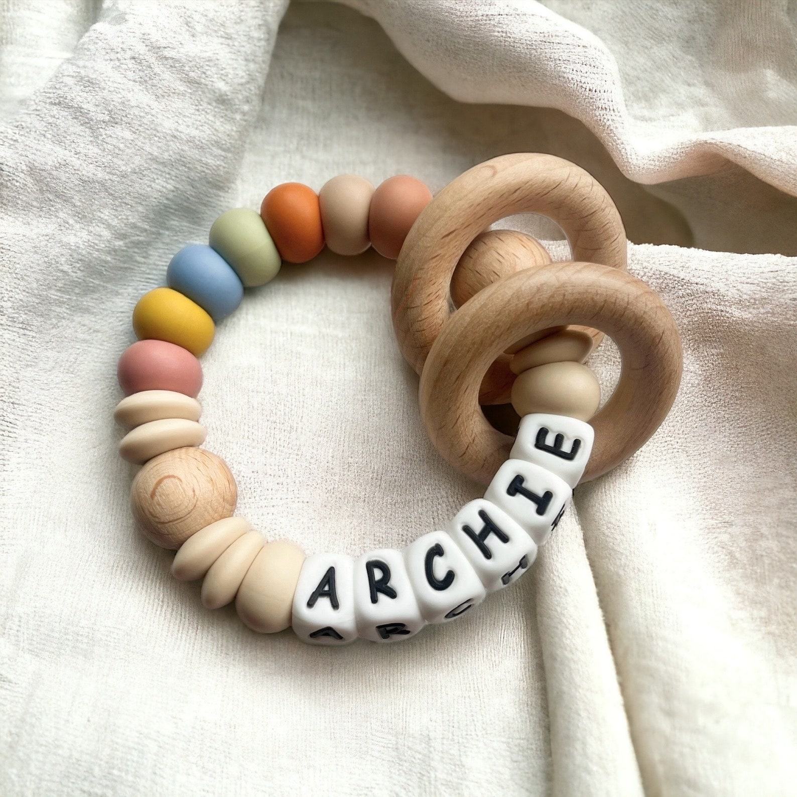 Personalized Sensory Rainbow Baby Toy A Unique Item for Little Explorers