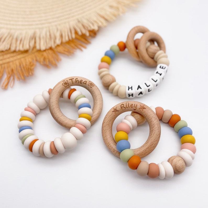 Personalized Sensory Rainbow Baby Toy A Unique Item for Little Explorers