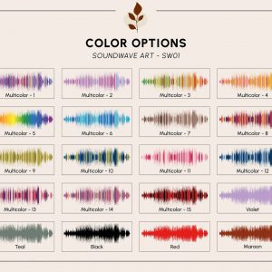 Personalized Soundwave Art Capture Your Memories in a Unique and Meaningful Way