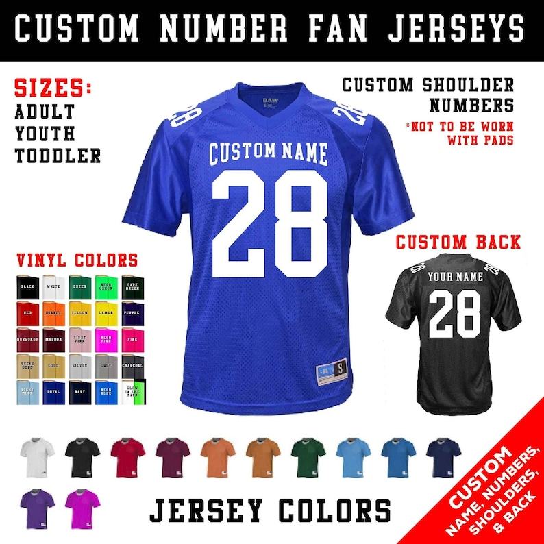 Personalized Sports Jersey Customize Your Team Spirit with Name, Number, and Design