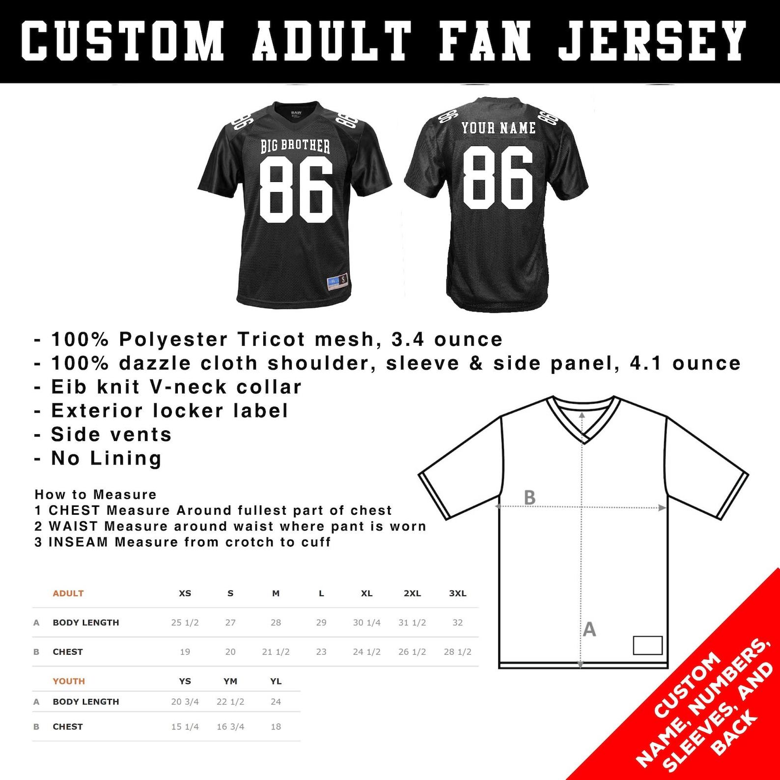 Personalized Sports Jersey Customize Your Team Spirit with Name, Number, and Design