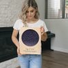 Personalized Star Map on Wood Capture Your Special Night Sky