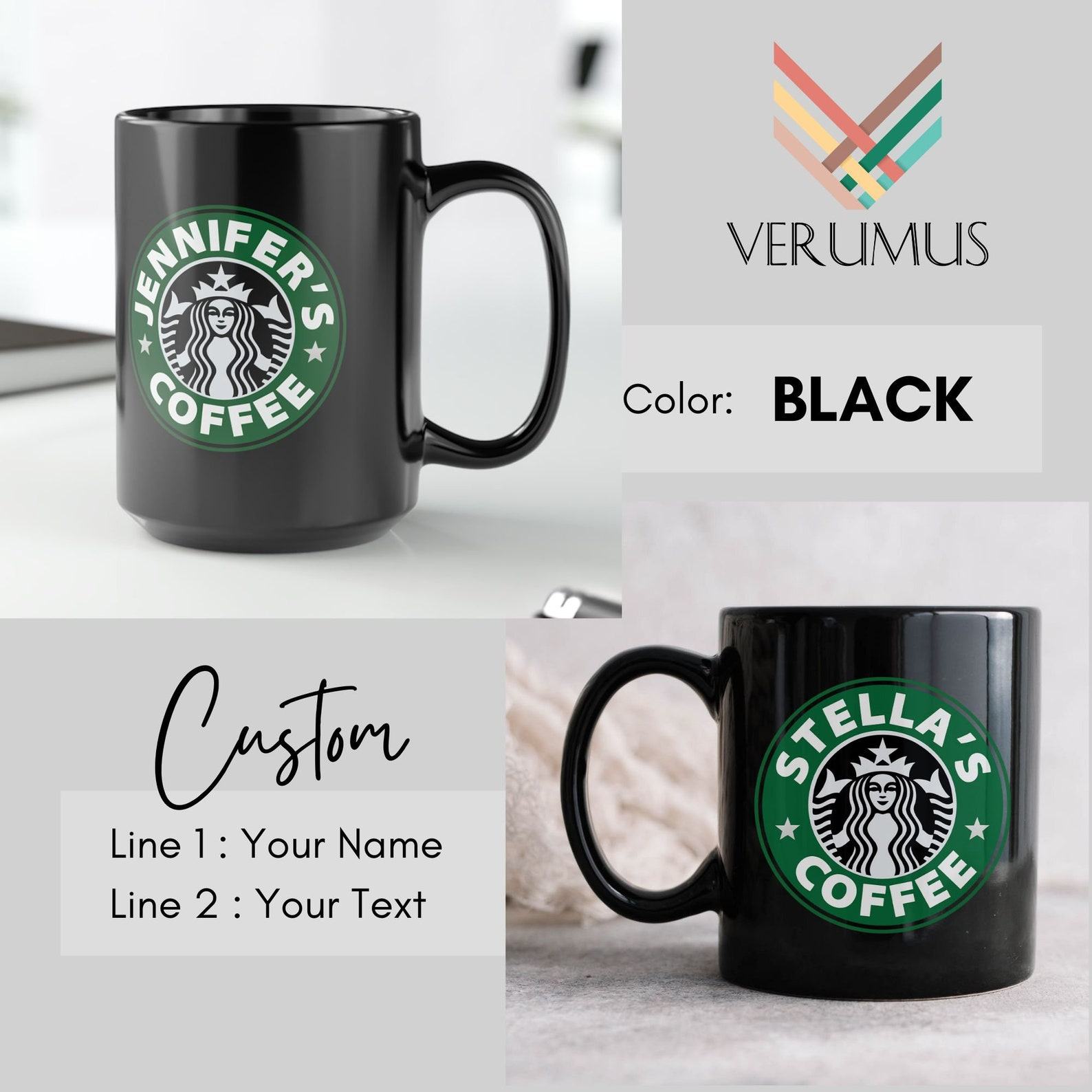 Personalized Starbucks Color-Changing Magic Mug Create Your Own Unique Coffee Experience