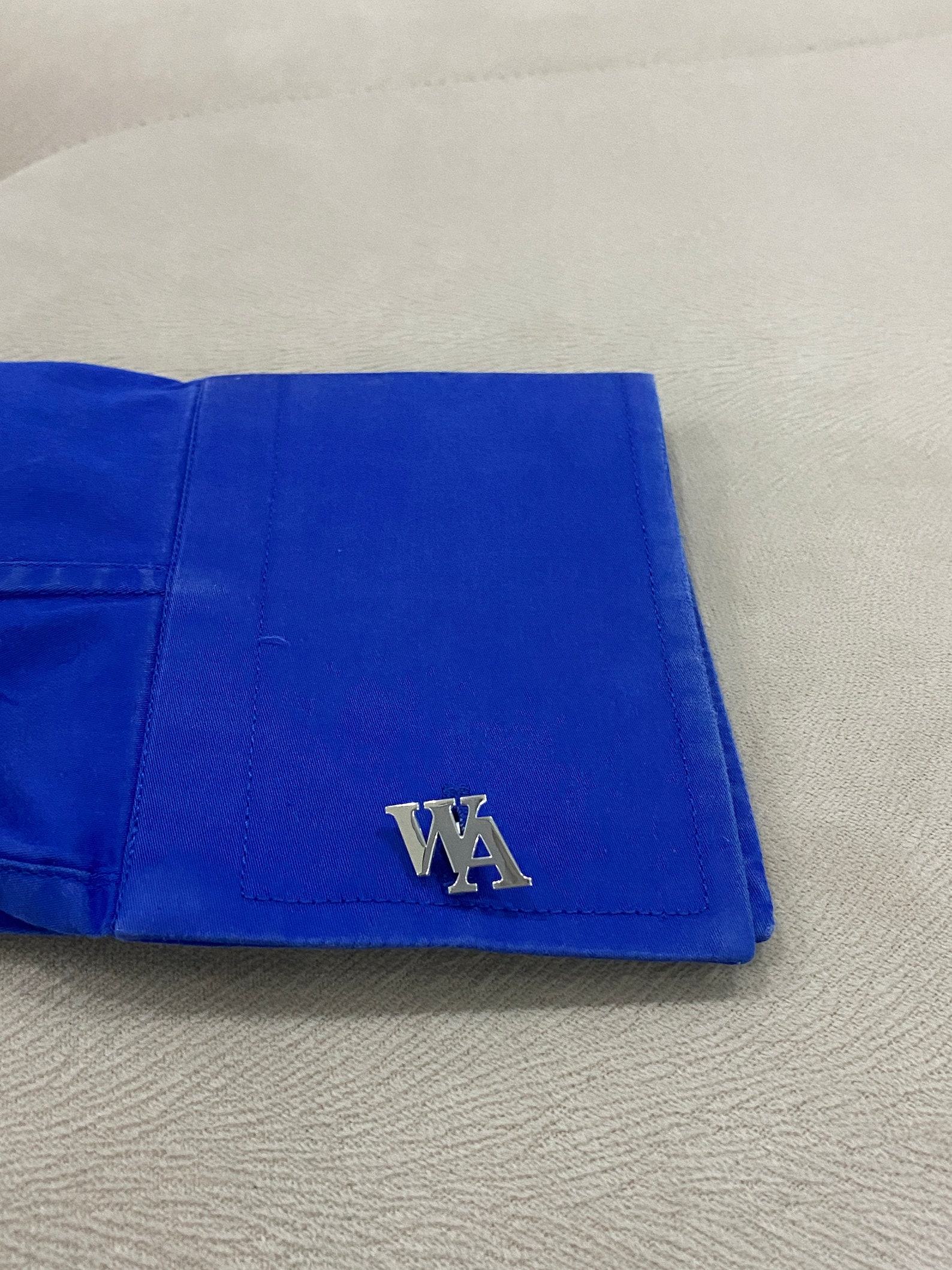 Personalized Sterling Silver Cufflinks Elevate Your Style with Custom Initials or Names - Image 6