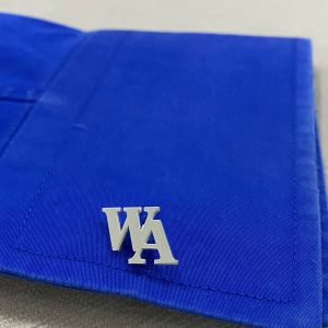 Personalized Sterling Silver Cufflinks Elevate Your Style with Custom Initials or Names