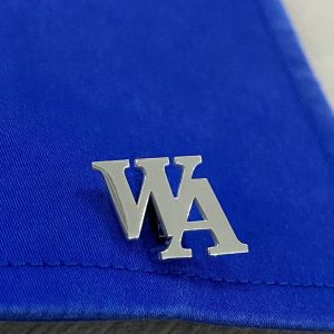 Personalized Sterling Silver Cufflinks Elevate Your Style with Custom Initials or Names