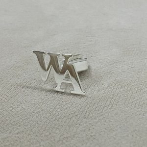 Personalized Sterling Silver Cufflinks Elevate Your Style with Custom Initials or Names