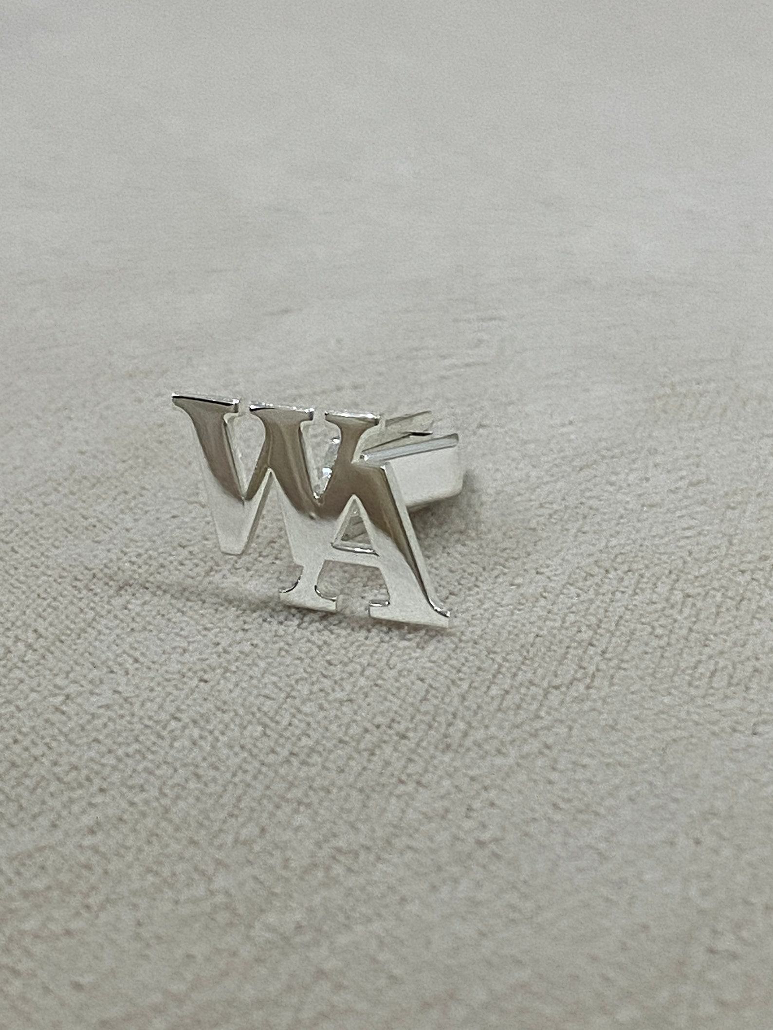 Personalized Sterling Silver Cufflinks Elevate Your Style with Custom Initials or Names - Image 3